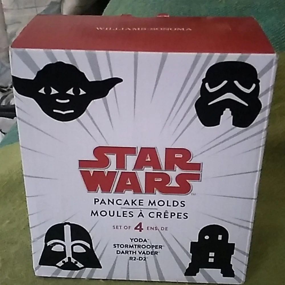 Williams Sonoma Star Wars Set Of 4 Silicone Pancake Molds